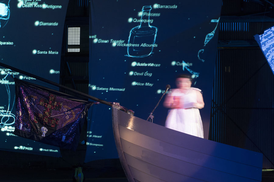 Divination Nancy Mauro-Flude in performance