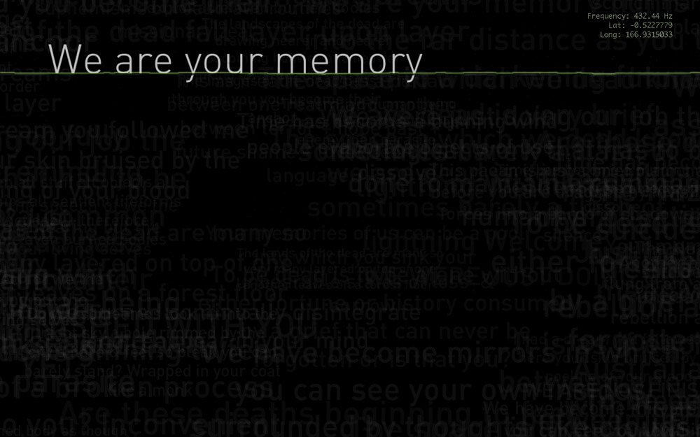 We are your memory