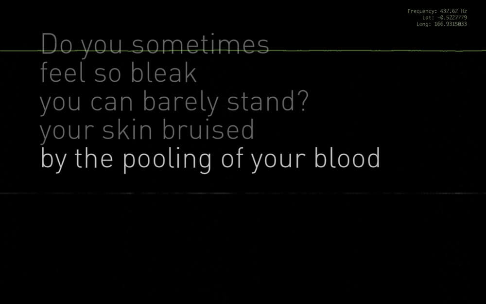 The pooling of your blood
